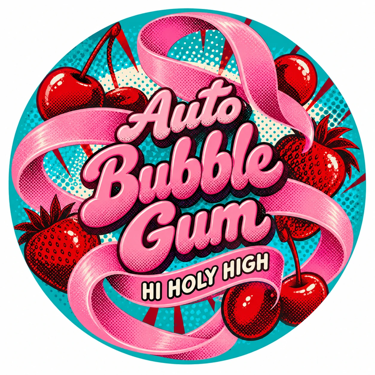 Arte provisional A-R1 · Auto Bubble Gum