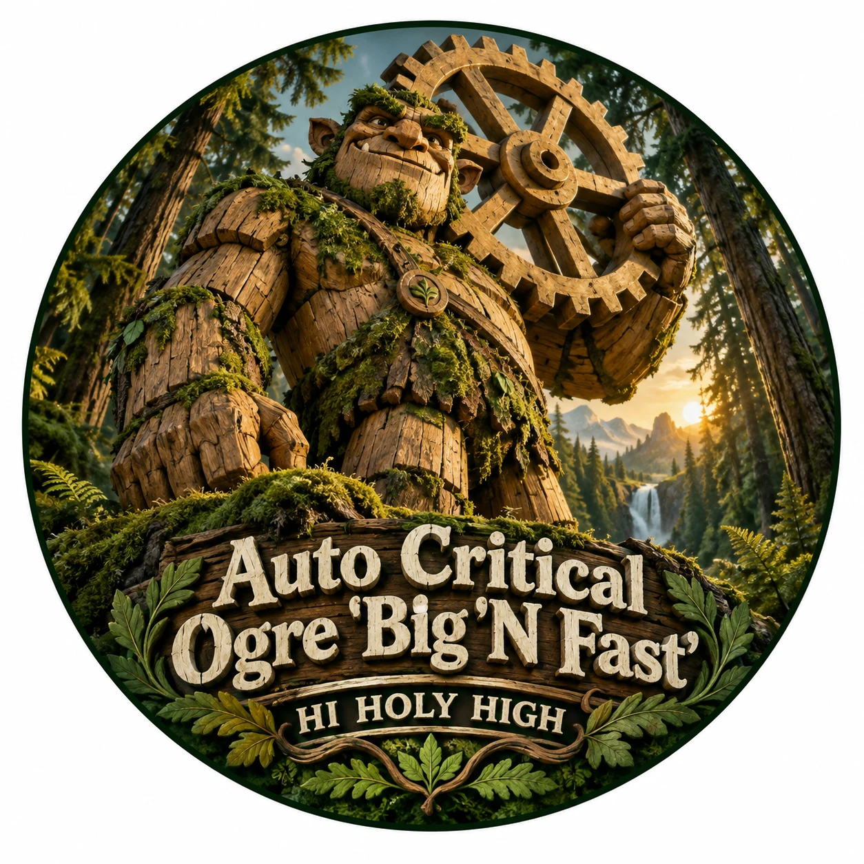 Provisional artwork A-R1 · Auto Critical Ogre 'Big 'N Fast'
