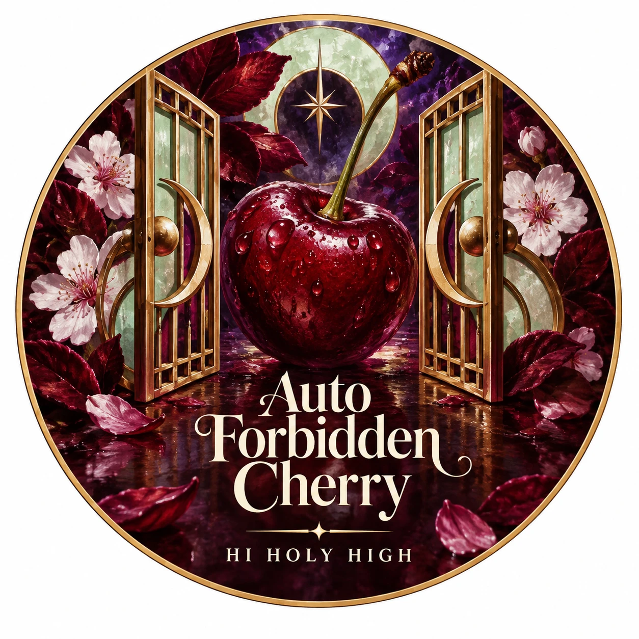 Arte provisional A-R1 · Auto Forbidden Cherry