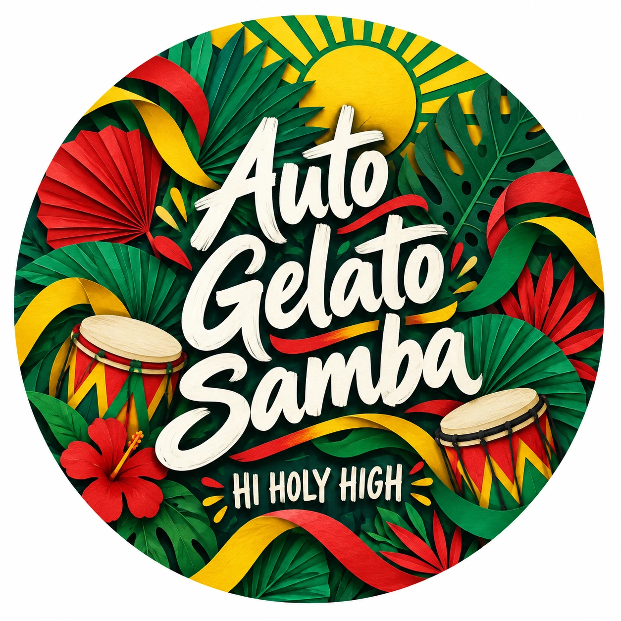 Arte provisional A-R1 · Auto Gelato Samba