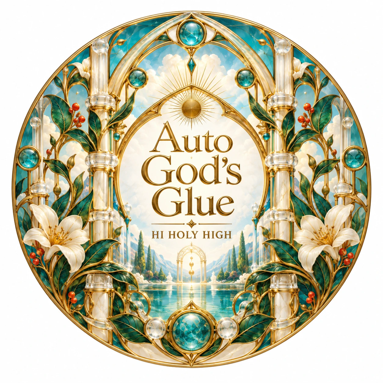 Arte provisional A-R1 · Auto God's Glue