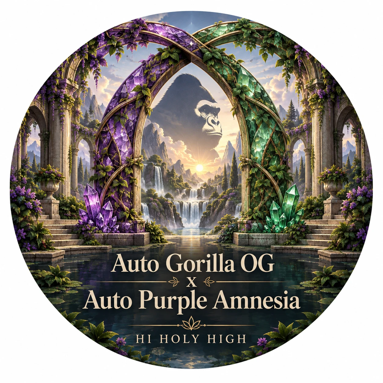 Arte provisional A-R1 · Auto Gorilla OG x Auto Purple Amnesia