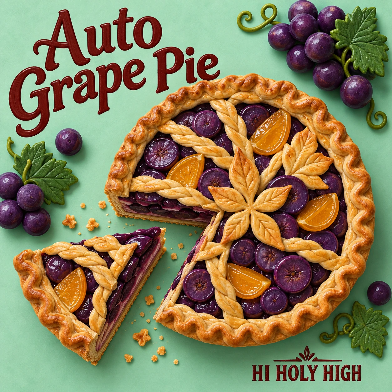 Arte provisional A-S1 · Auto Grape Pie