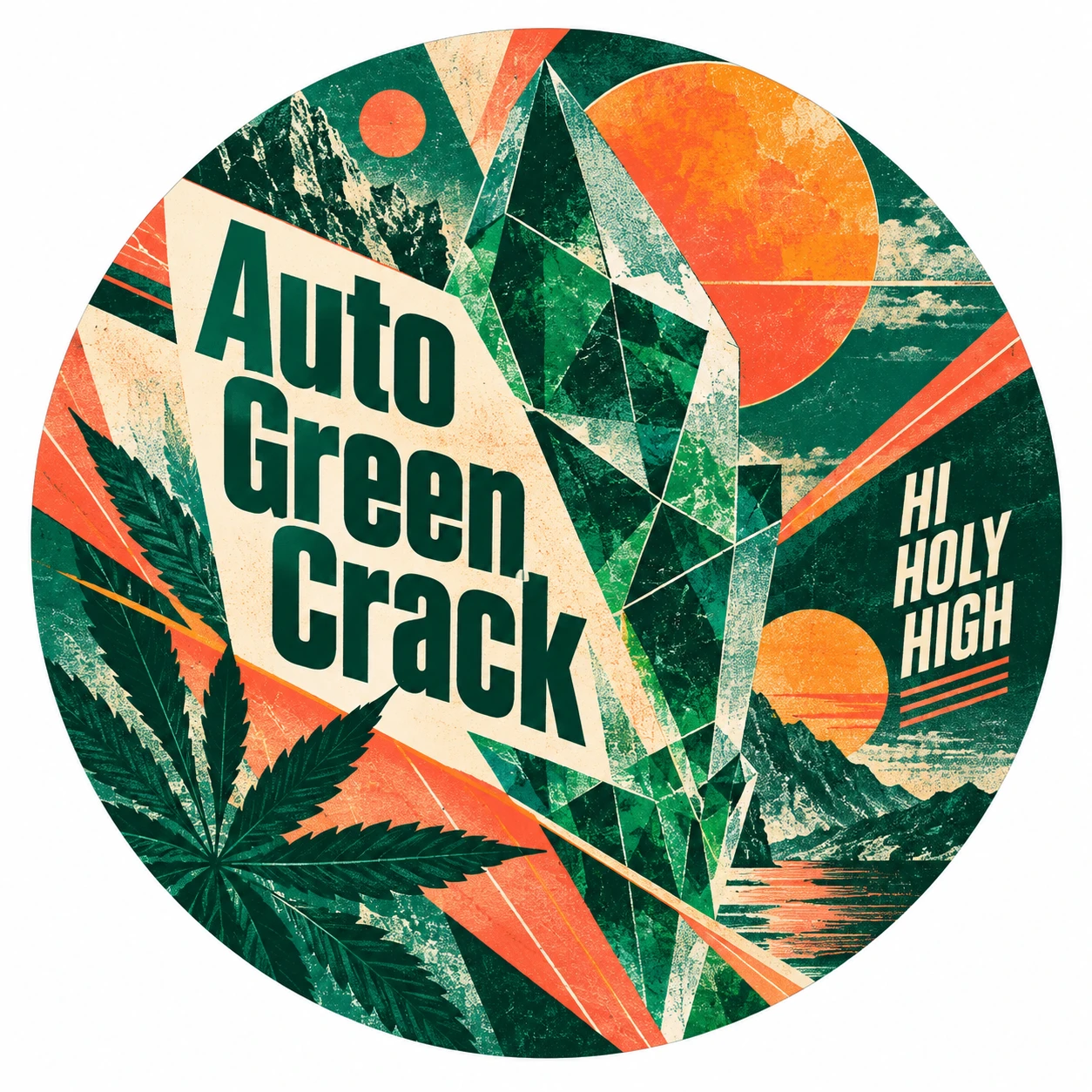 Arte provisional A-R1 · Auto Green Crack