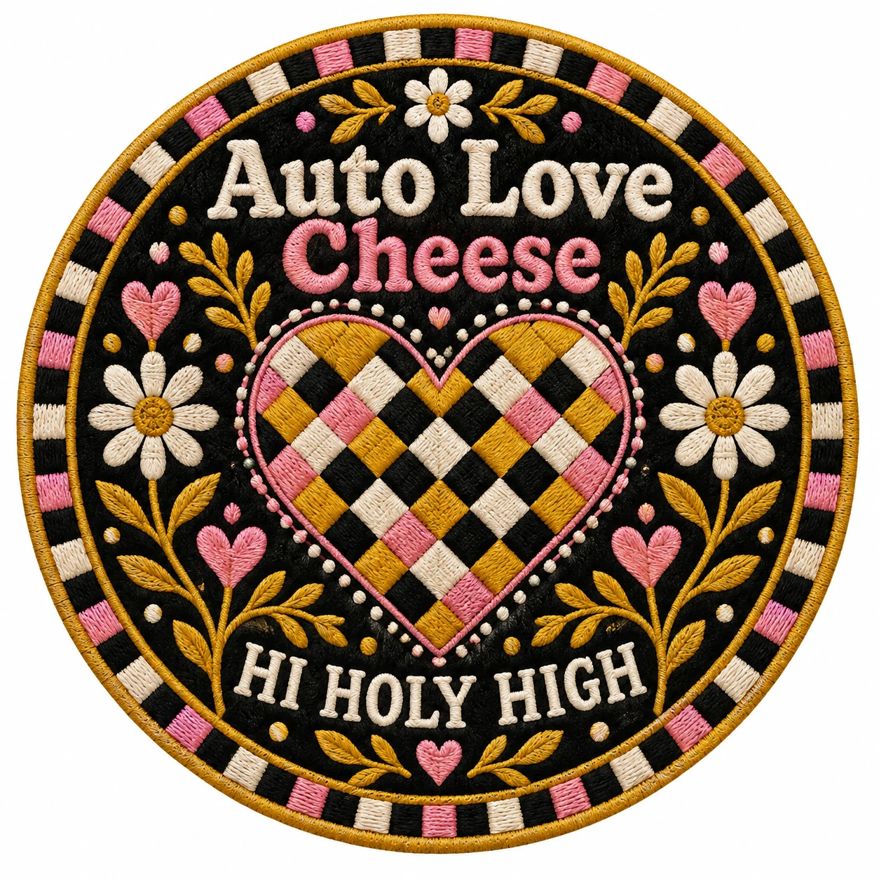 Arte provisional A-R1 · Auto Love Cheese