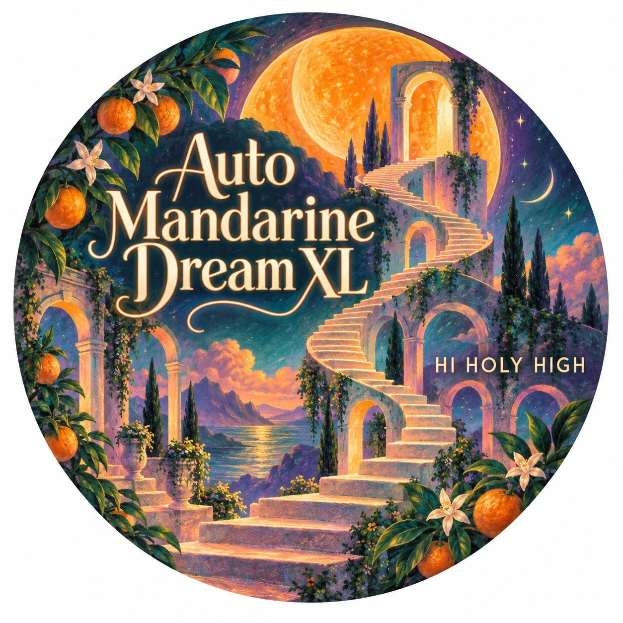 Arte provisional A-R1 · Auto Mandarine Dream XL