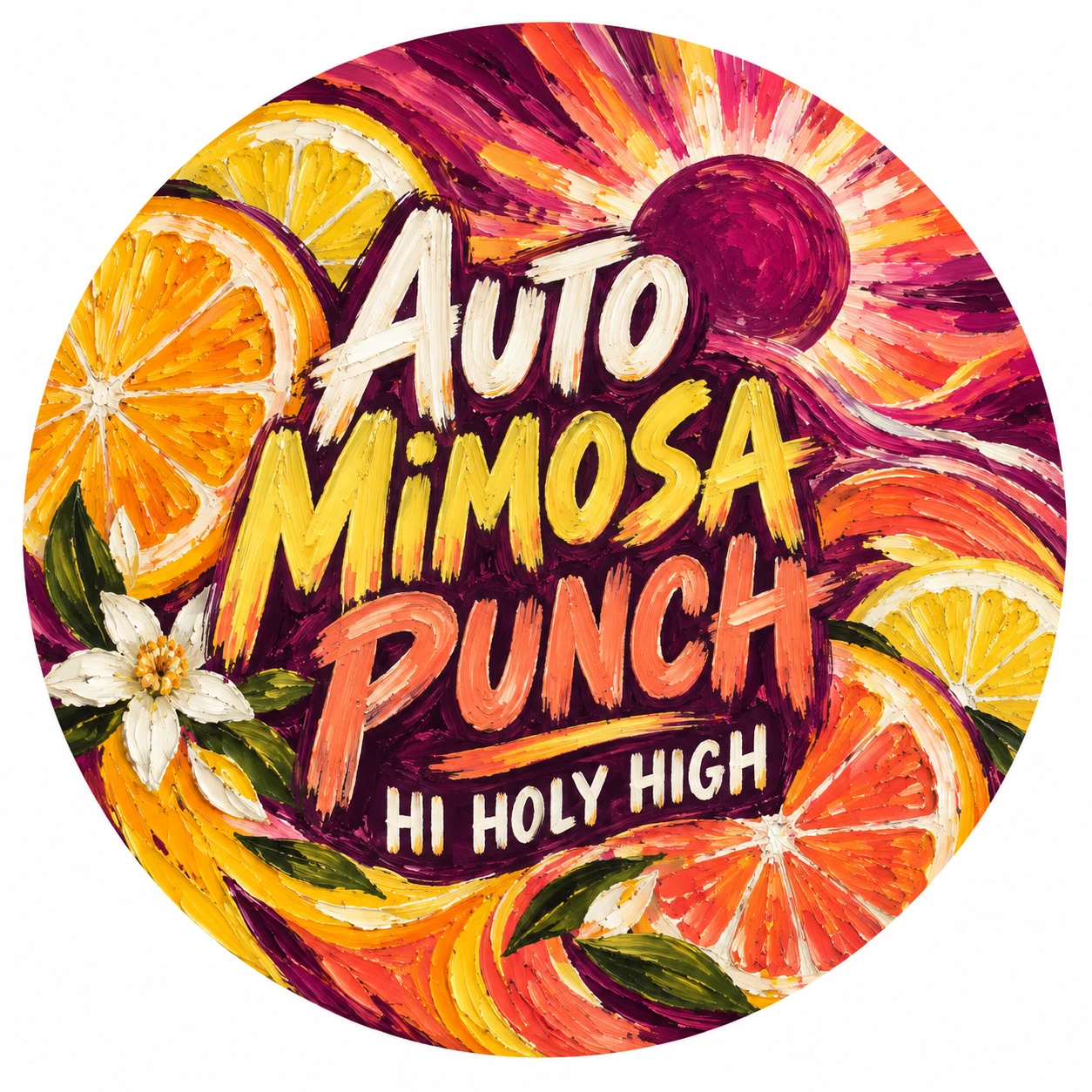 Arte provisional A-R1 · Auto Mimosa Punch