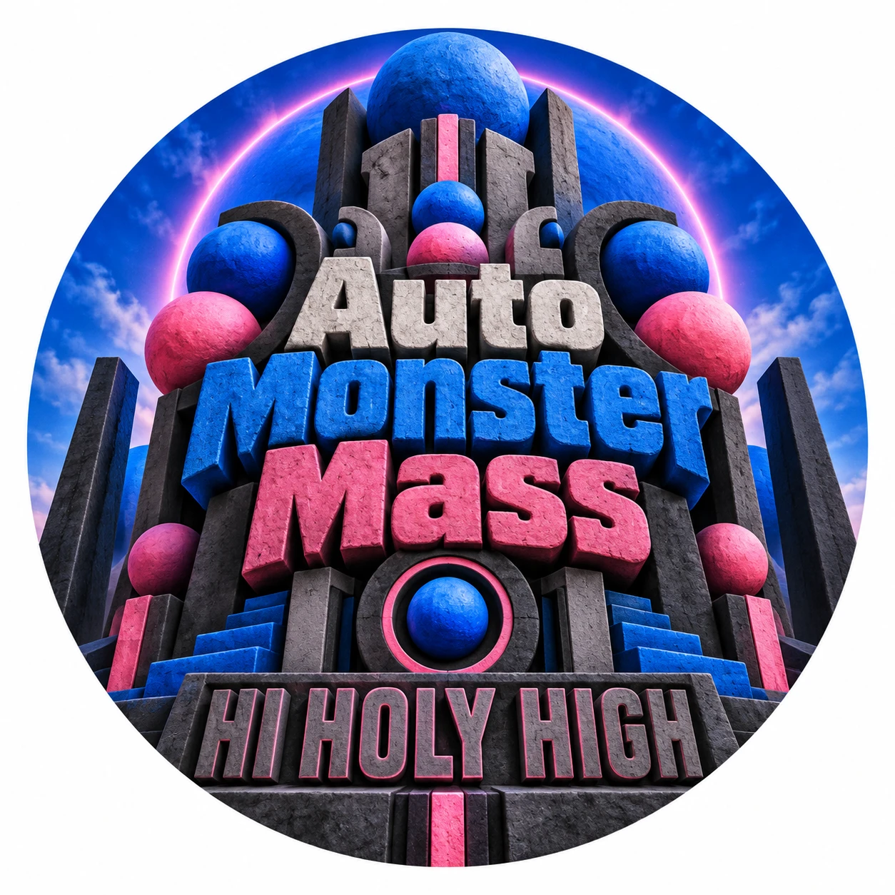 Arte provisional A-R1 · Auto Monster Mass