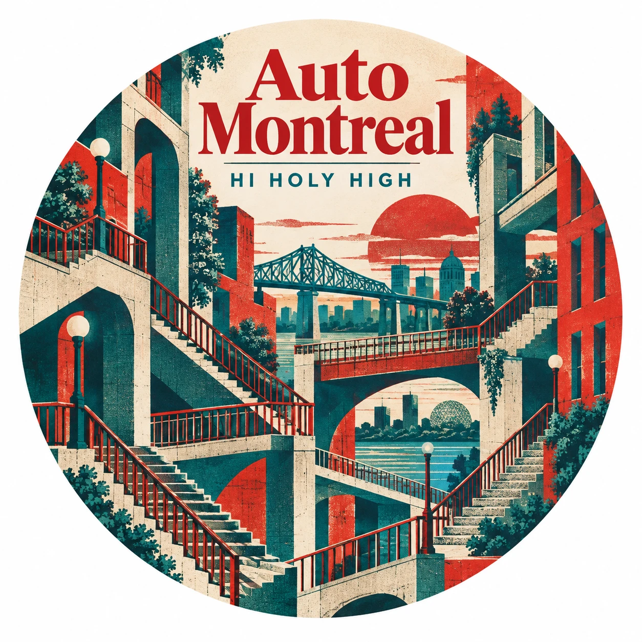 Arte provisional A-R1 · Auto Montreal