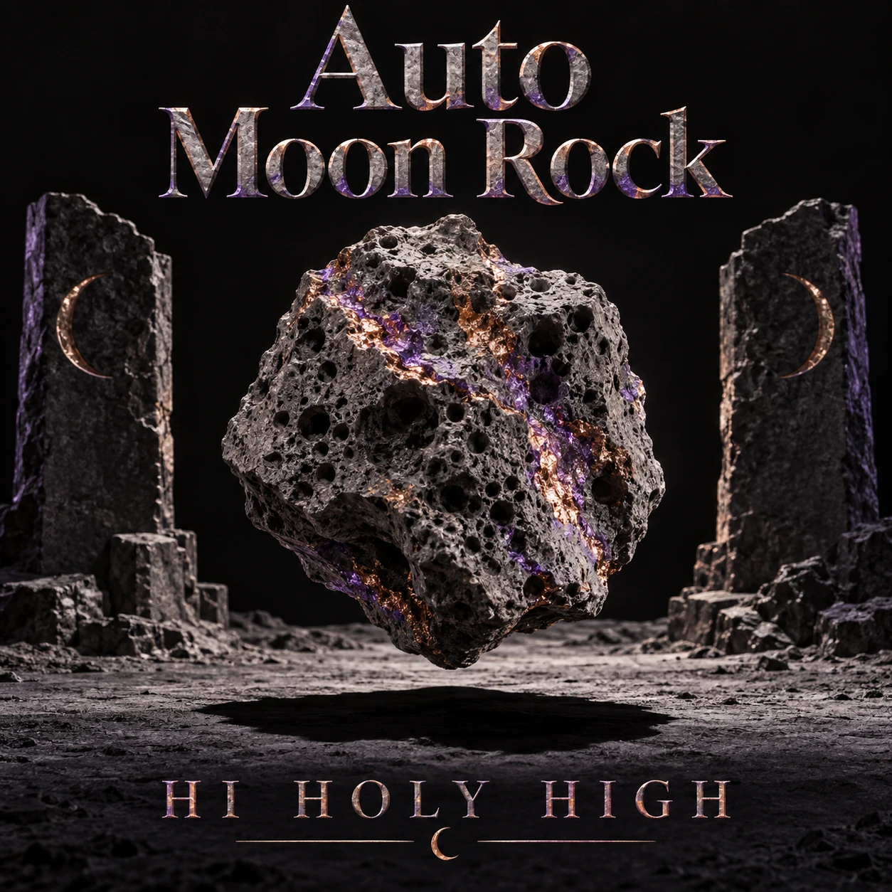 Arte provisional A-S1 · Auto Moon Rock