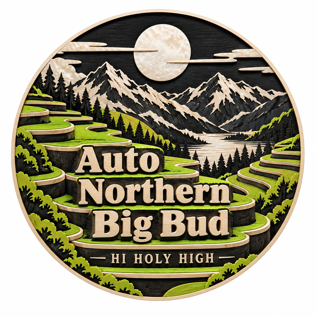 Arte provisional A-R1 · Auto Northern Big Bud