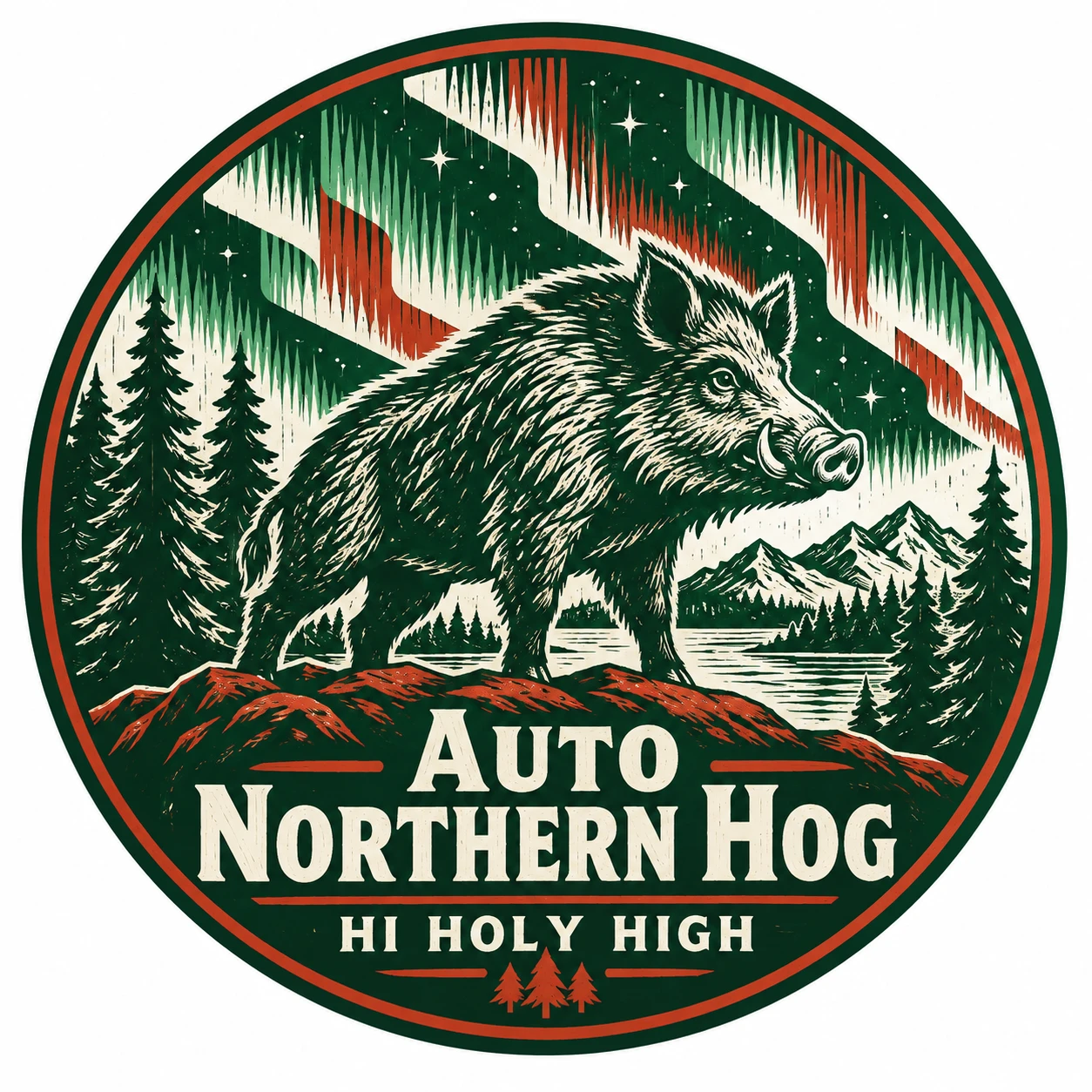 Provisional artwork A-R1 · Auto Northern Hog