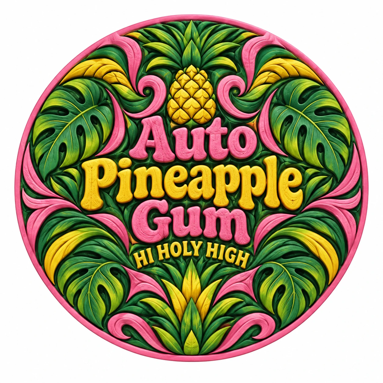 Arte provisional A-R1 · Auto Pineapple Gum