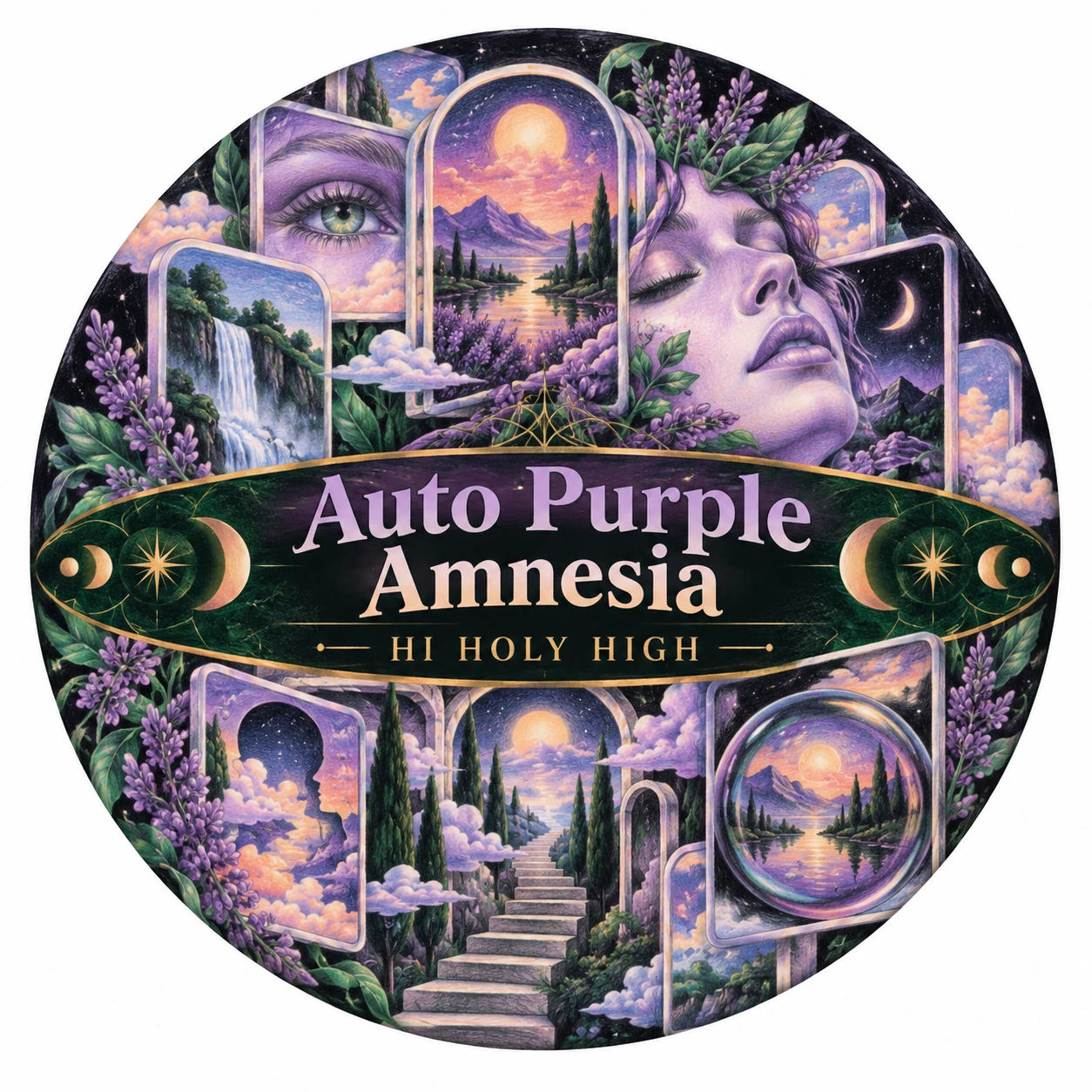 Arte provisional A-R1 · Auto Purple Amnesia