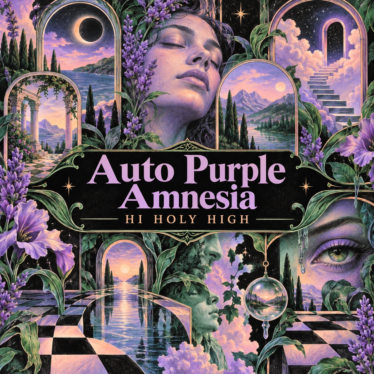 Arte provisional A-S1 · Auto Purple Amnesia