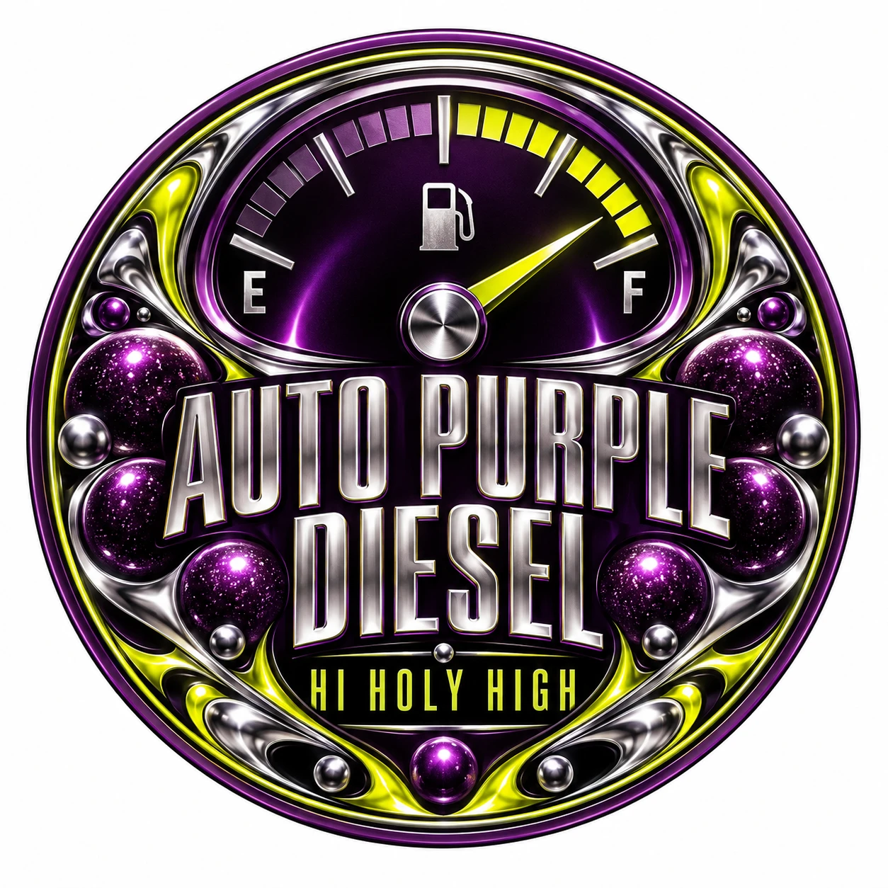 Arte provisional A-R1 · Auto Purple Diesel