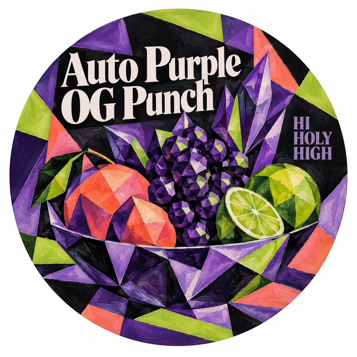 Arte provisional A-R1 · Auto Purple OG Punch