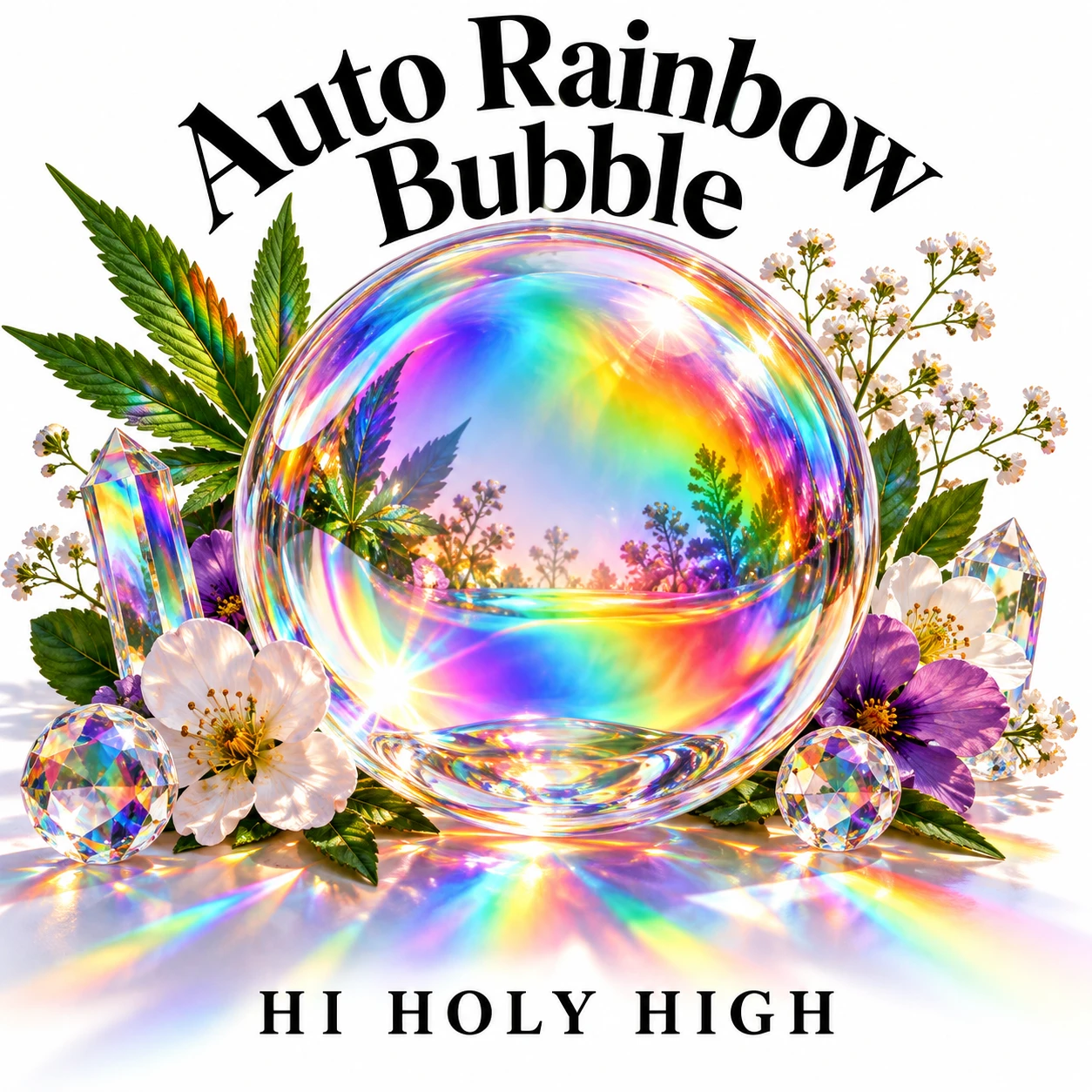 Provisional artwork A-S1 · Auto Rainbow Bubble