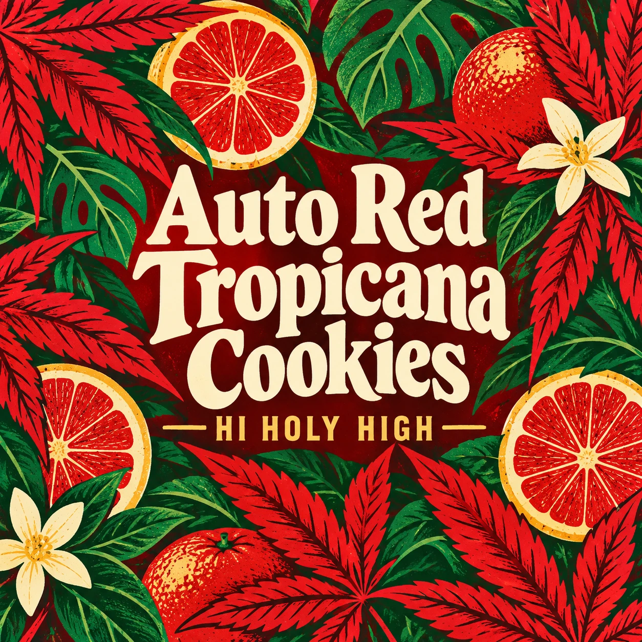 Arte provisional A-S1 · Auto Red Tropicana Cookies