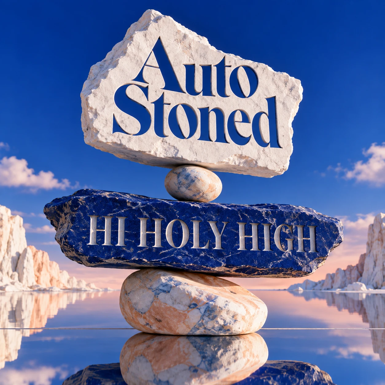 Arte provisional A-S1 · Auto Stoned