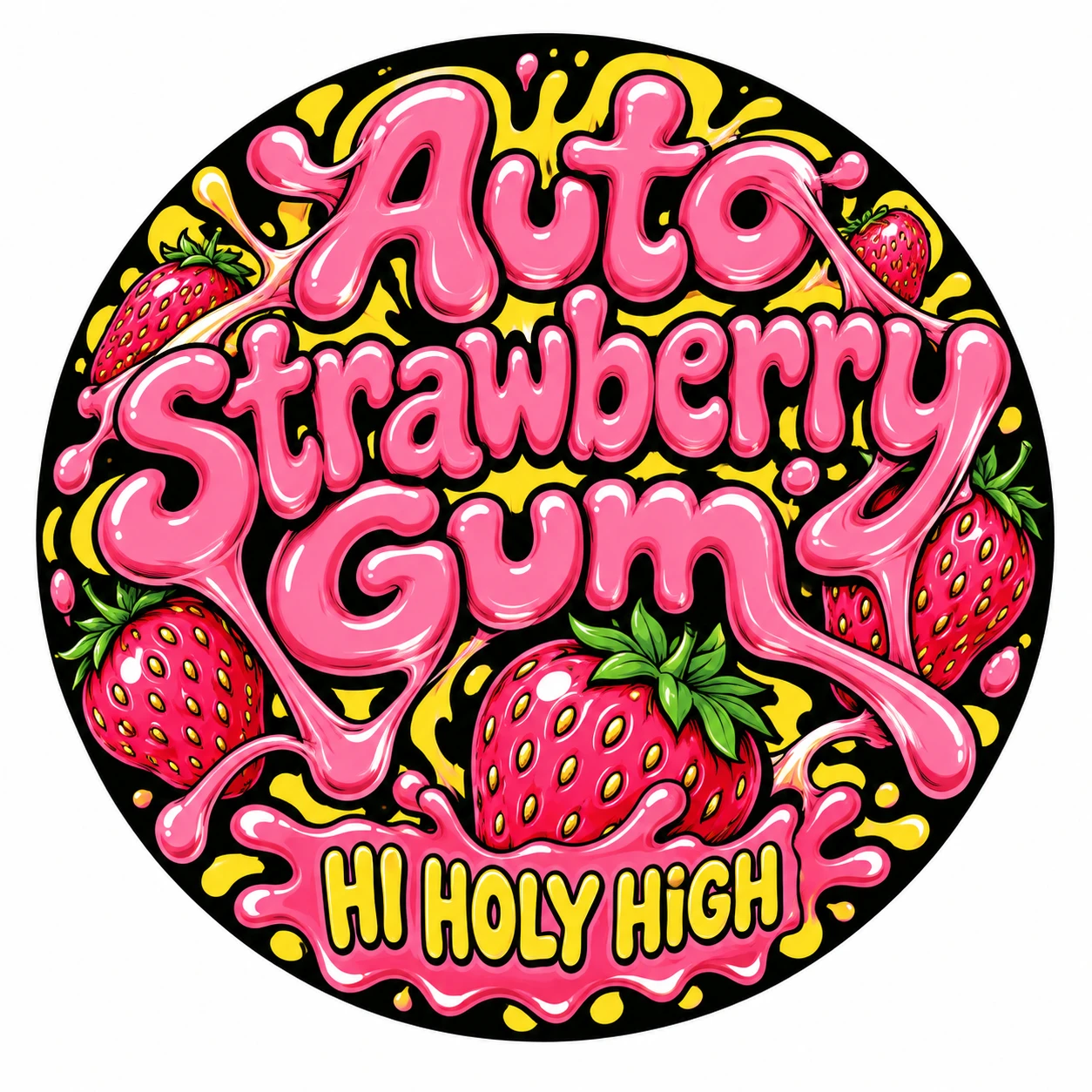 Arte provisional A-R1 · Auto Strawberry Gum