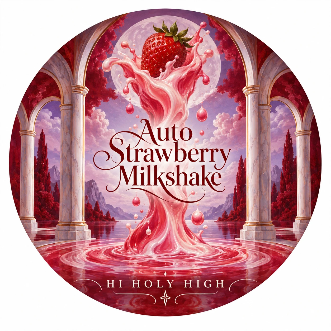 Arte provisional A-R1 · Auto Strawberry Milkshake