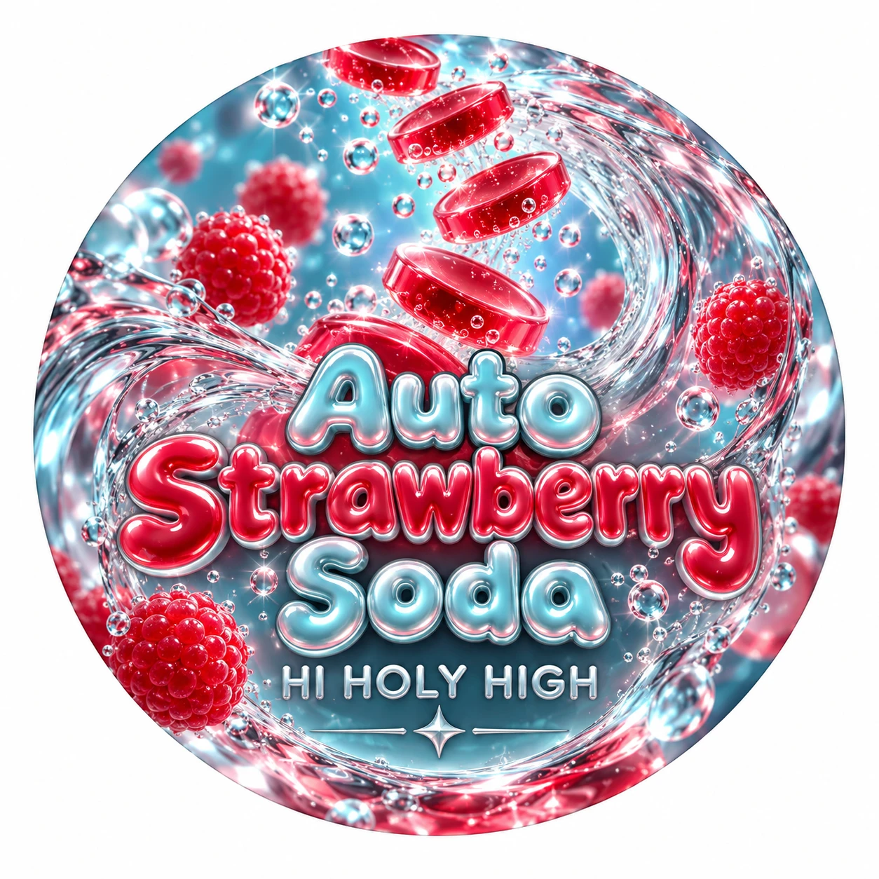 Arte provisional A-R1 · Auto Strawberry Soda