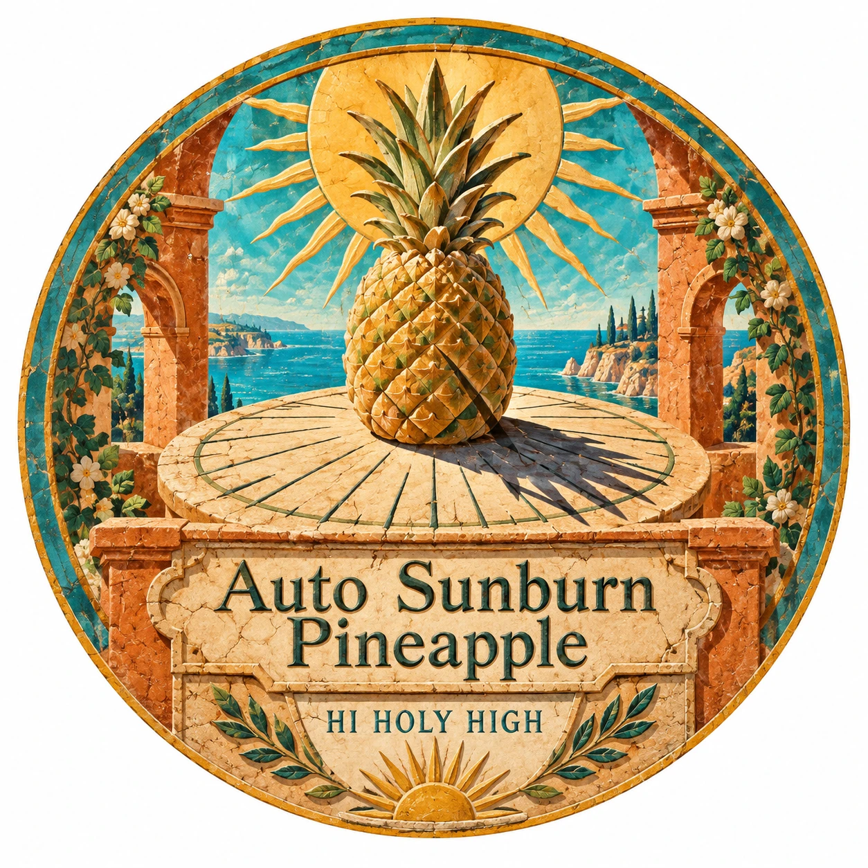Vorläufiger Entwurf A-R1 · Auto Sunburn Pineapple