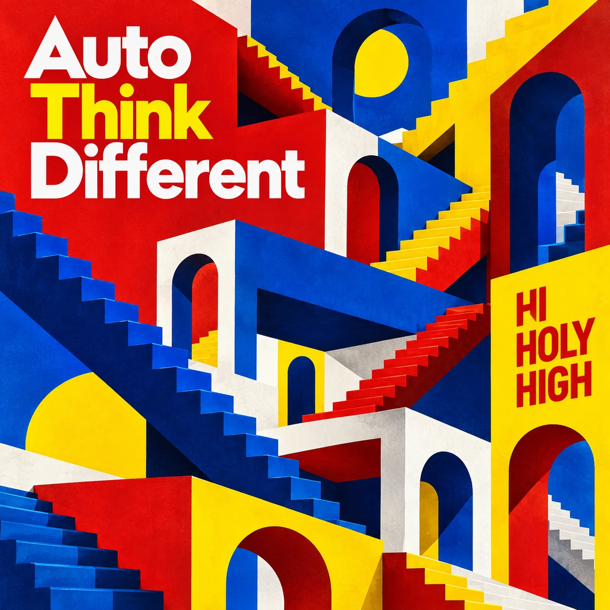 Arte provisional A-S1 · Auto Think Different