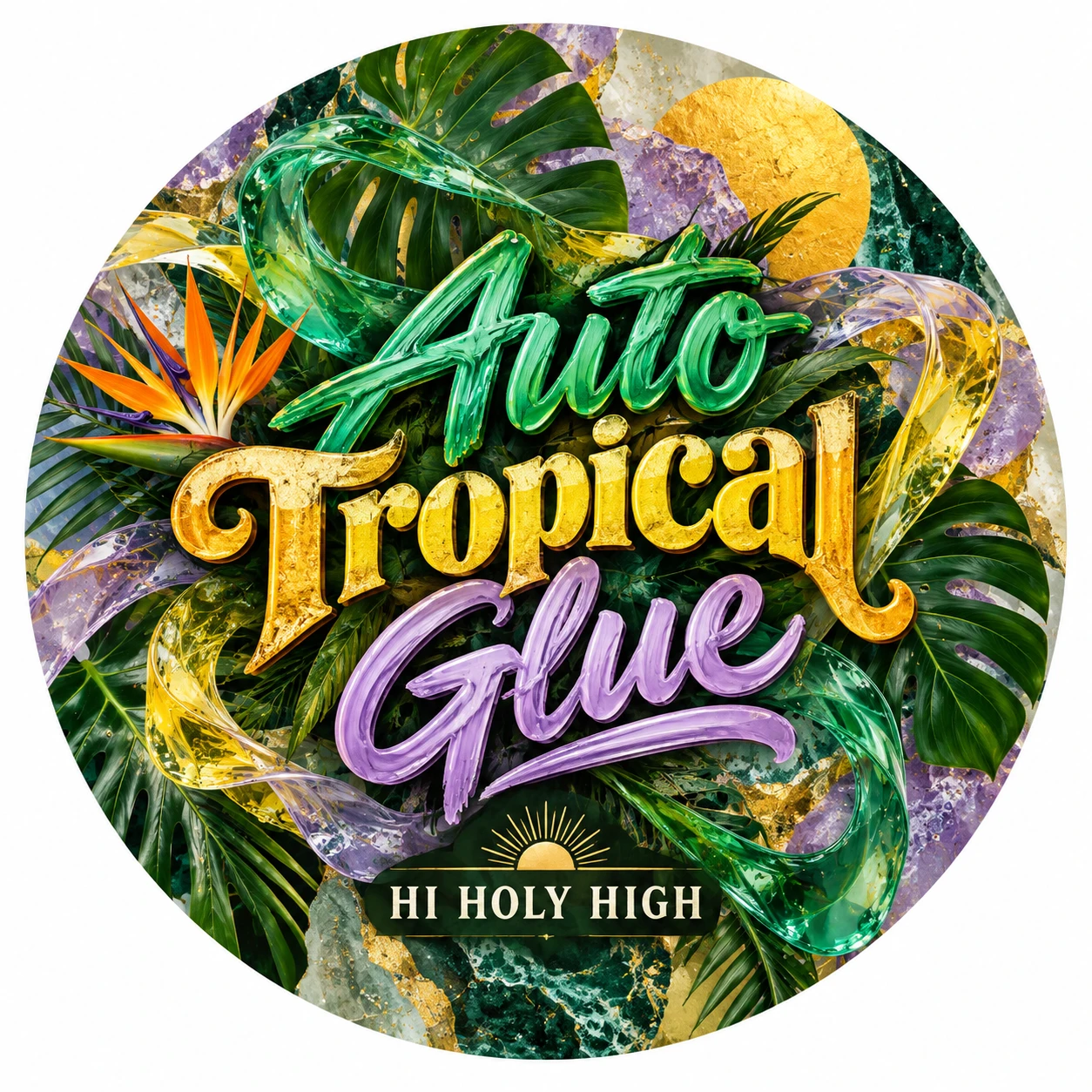 Arte provisional A-R1 · Auto Tropical Glue