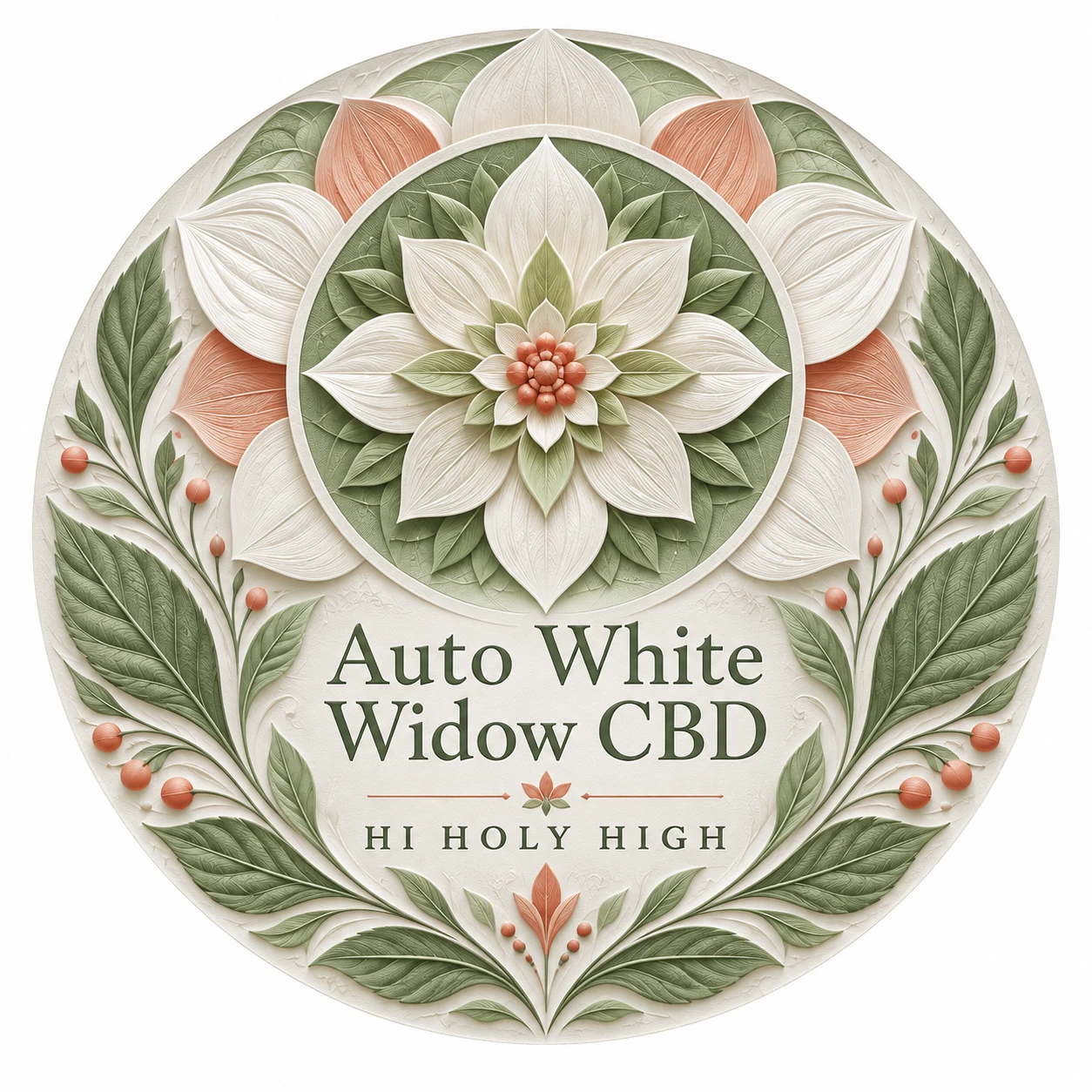 Arte provisional A-R1 · Auto White Widow CBD
