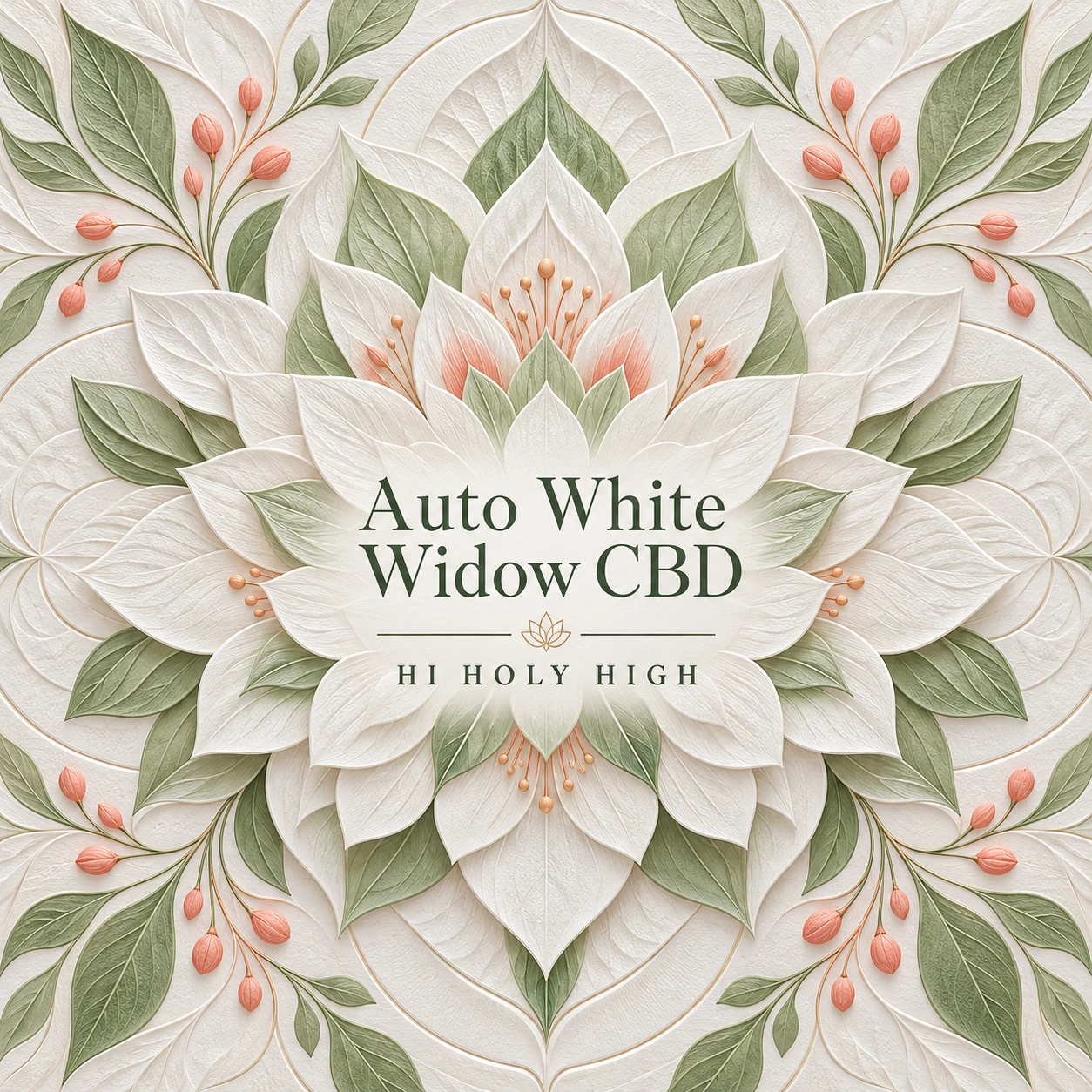 Arte provisional A-S1 · Auto White Widow CBD