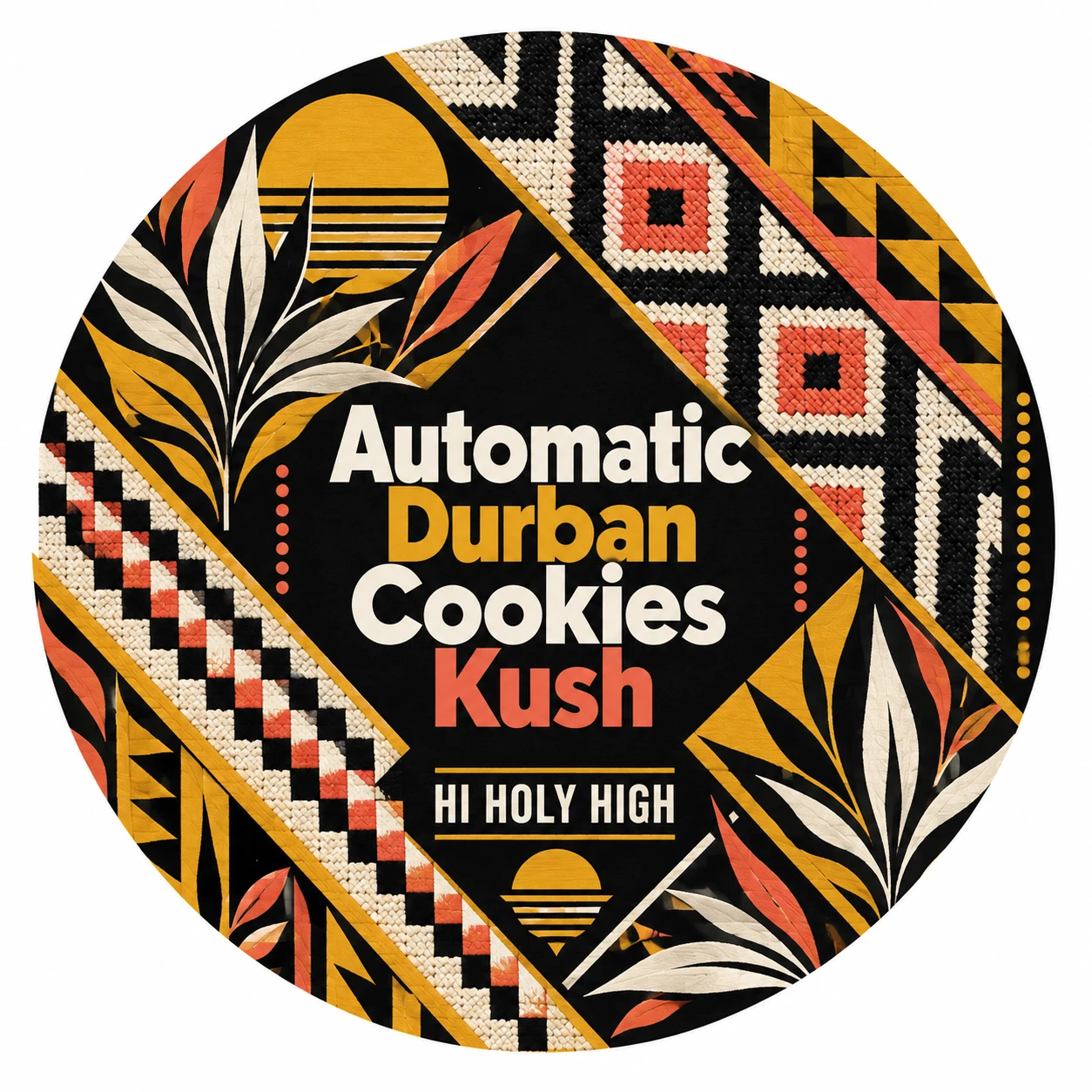 Arte provisional A-R1 · Automatic Durban Cookies Kush
