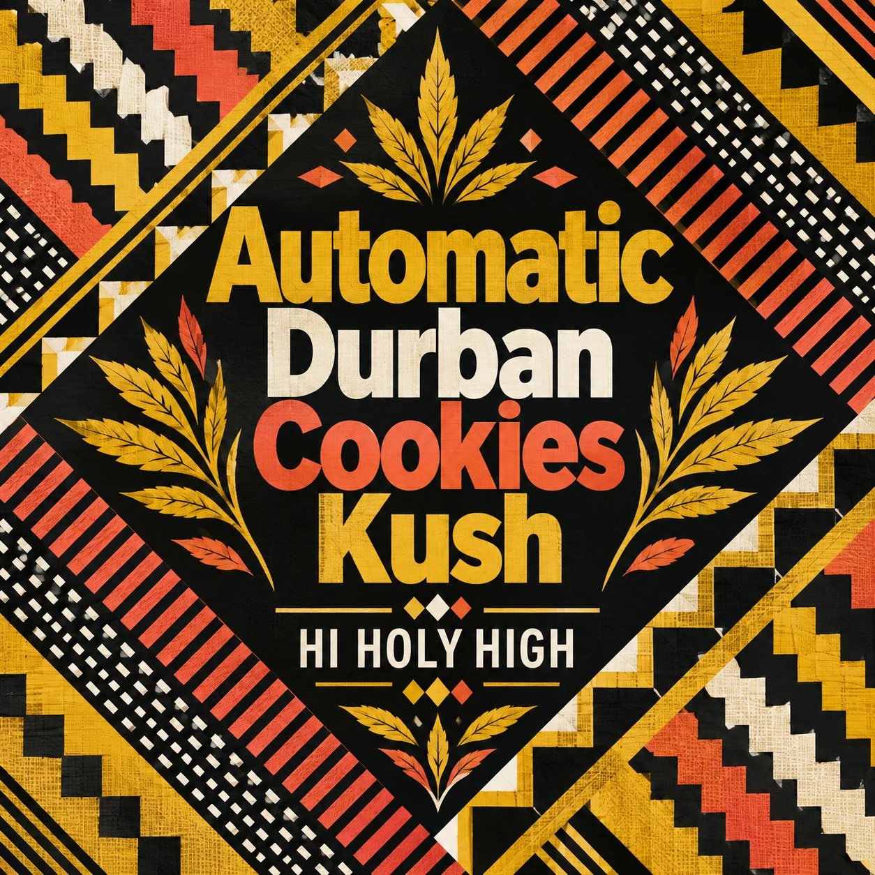 Arte provisional A-S1 · Automatic Durban Cookies Kush