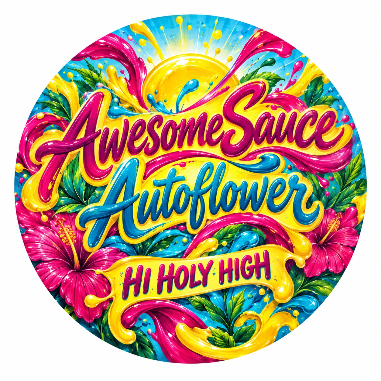 Arte provisional A-R1 · AwesomeSauce Autoflower