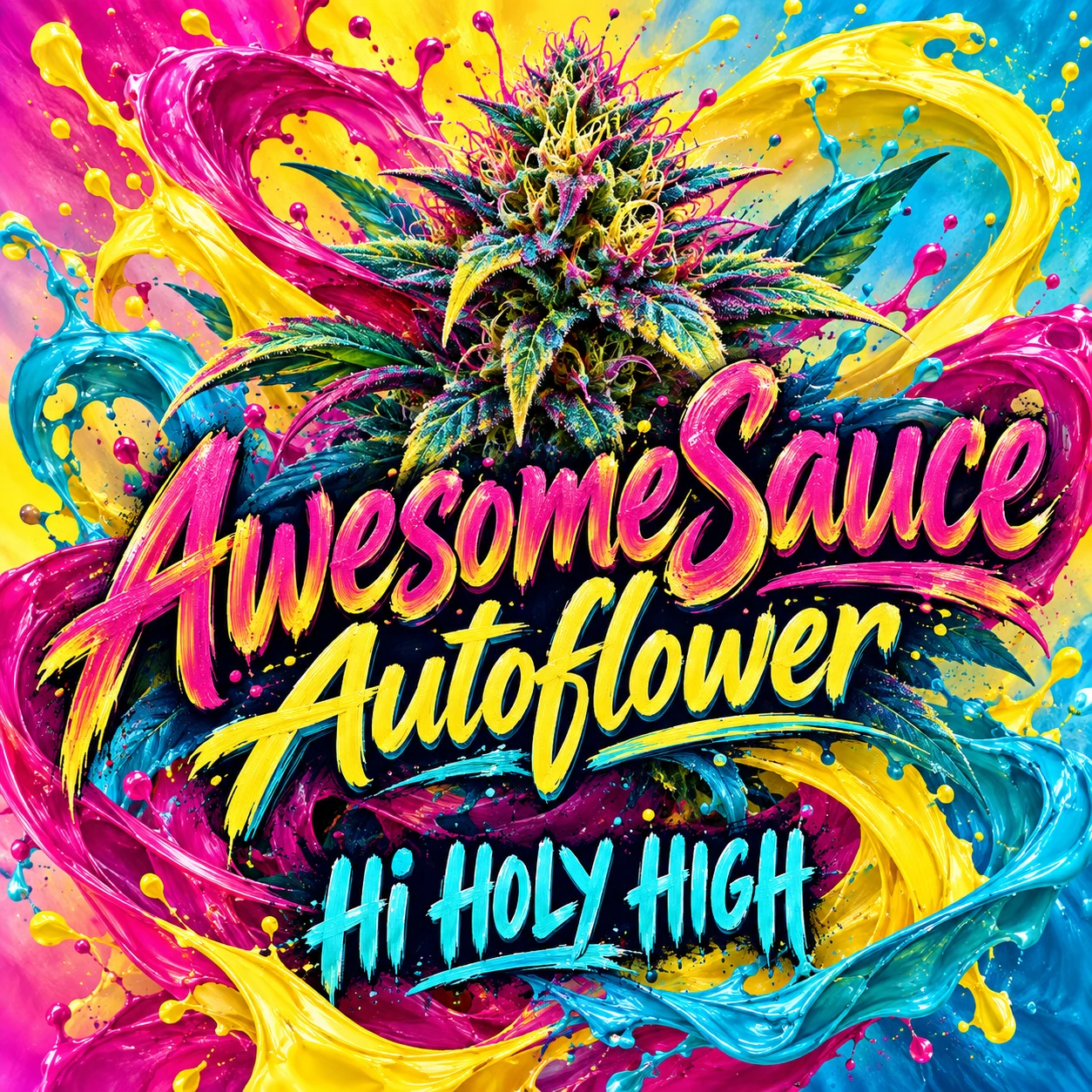 Arte provisional A-S1 · AwesomeSauce Autoflower