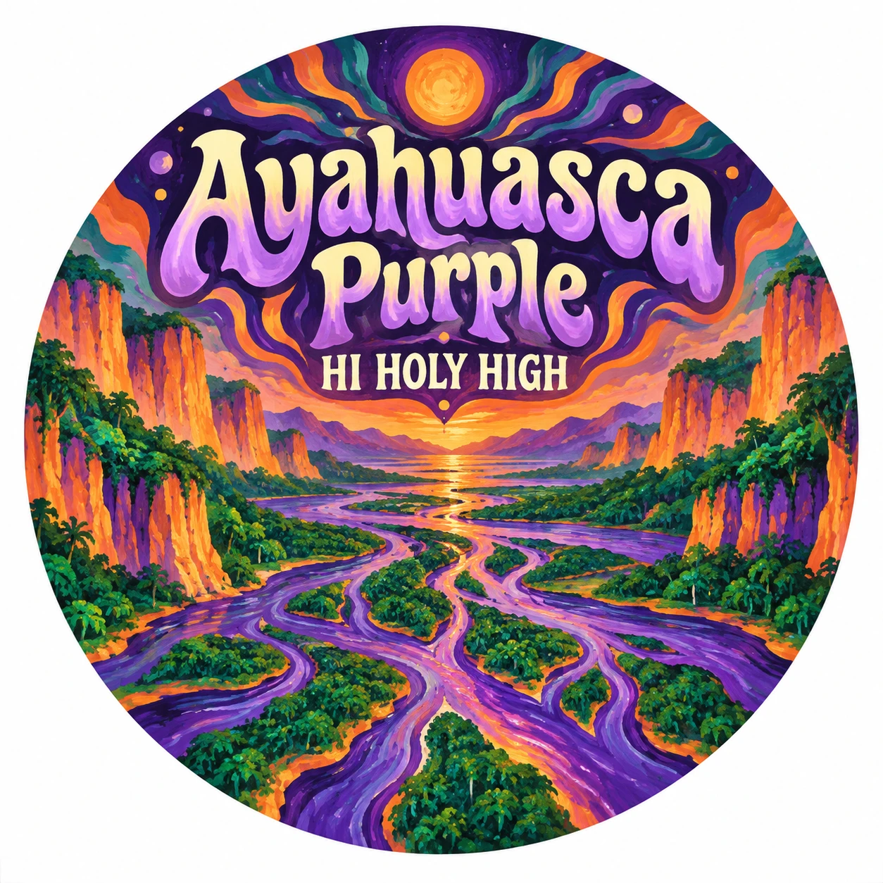Arte provisional A-R1 · Ayahuasca Purple