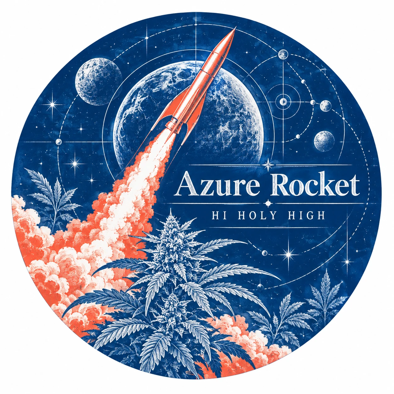 Arte provisional A-R1 · Azure Rocket