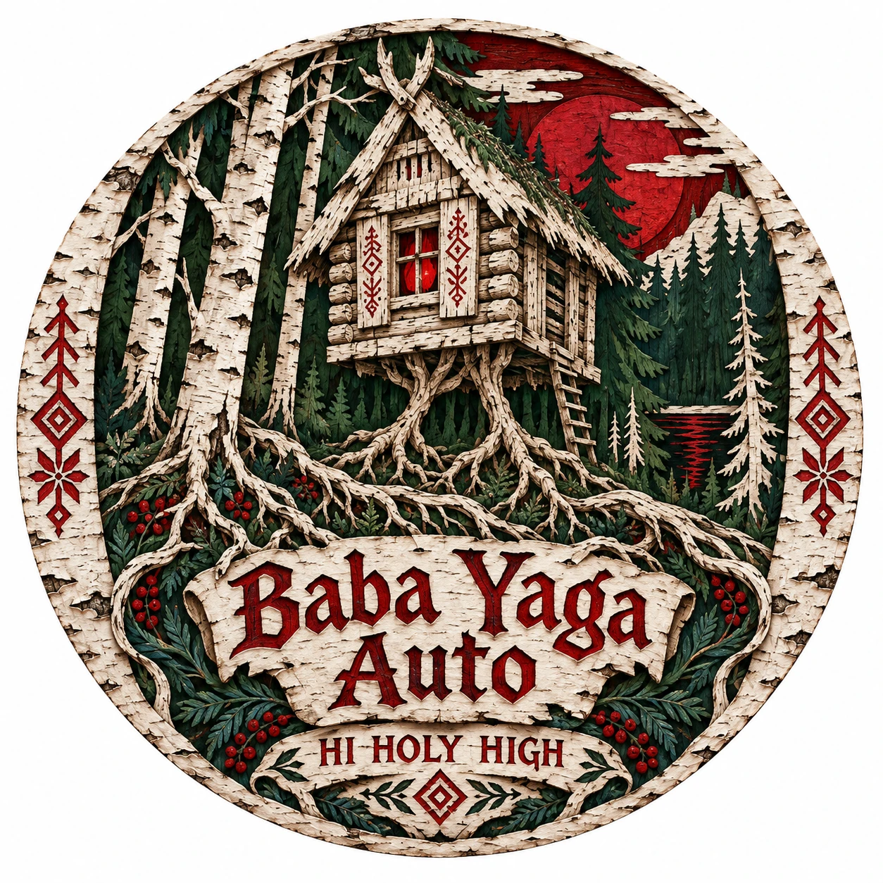 Arte provisional A-R1 · Baba Yaga Auto