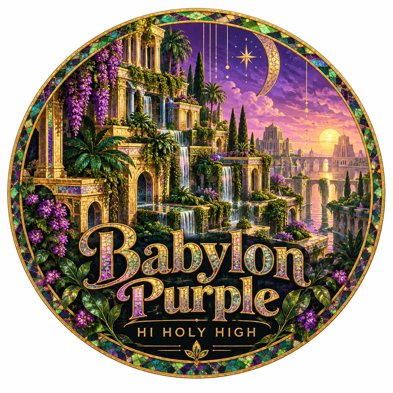 Arte provisional A-R1 · Babylon Purple