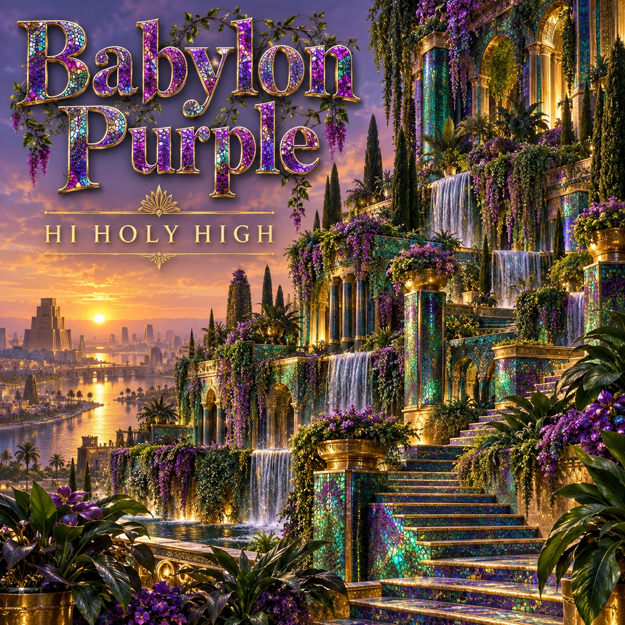 Arte provisional A-S1 · Babylon Purple