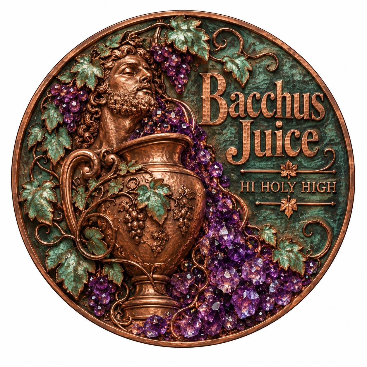 Arte provisional A-R1 · Bacchus Juice