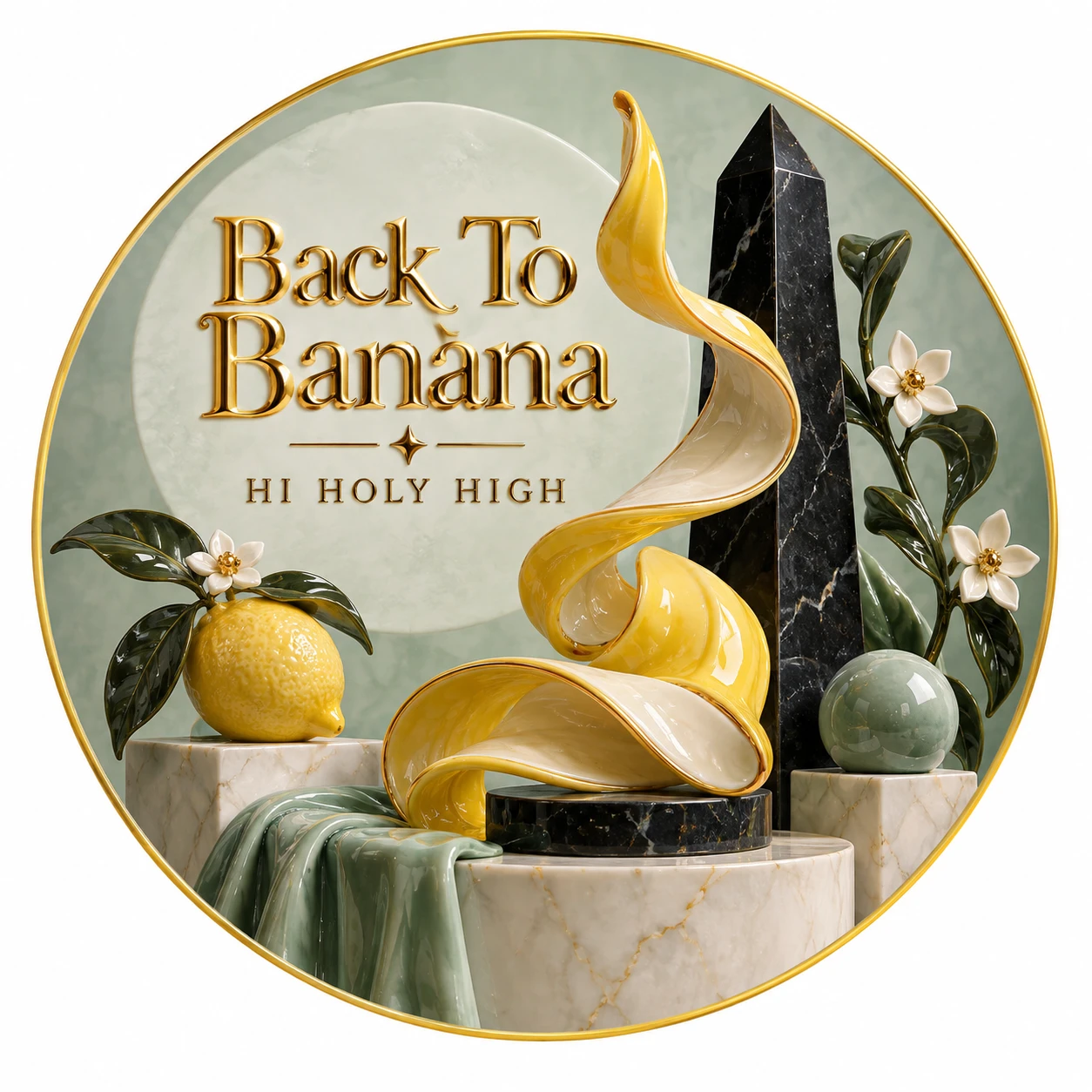 Arte provisional A-R1 · Back To Banana