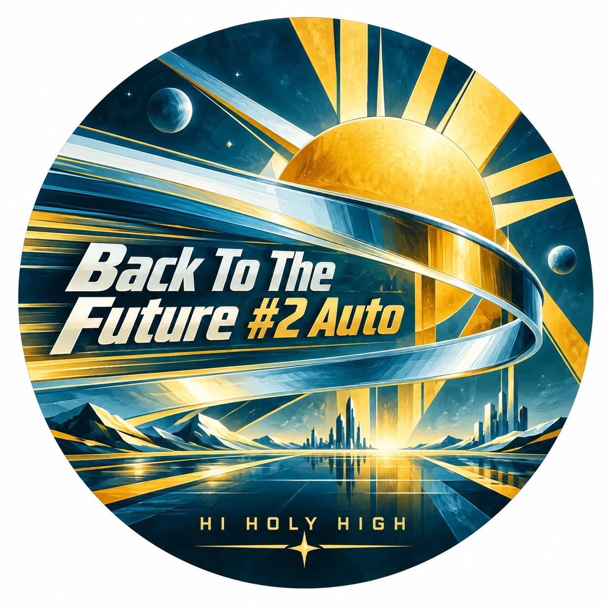Arte provisional A-R1 · Back To The Future #2 Auto