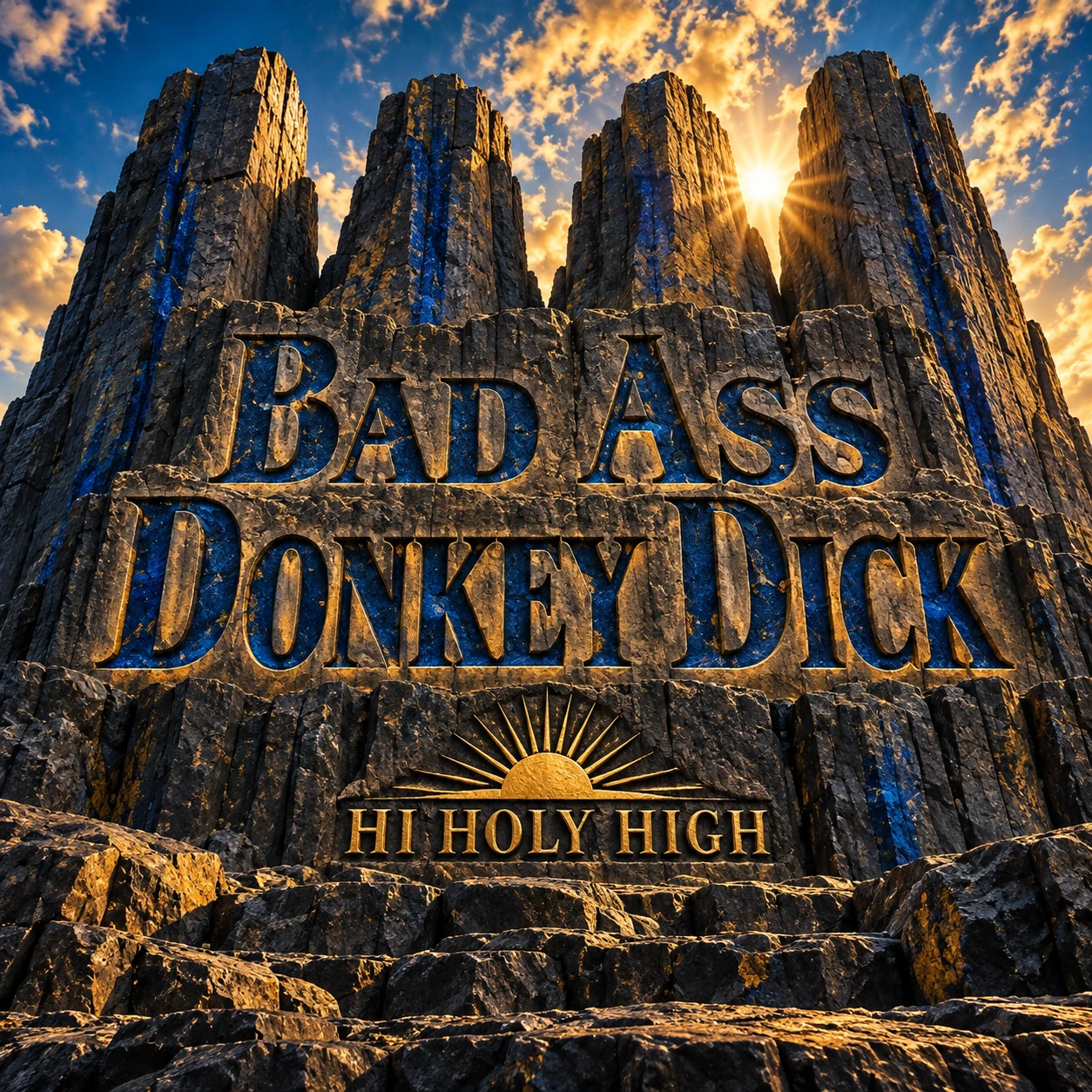 Arte provisional A-S1 · Bad Ass Donkey Dick