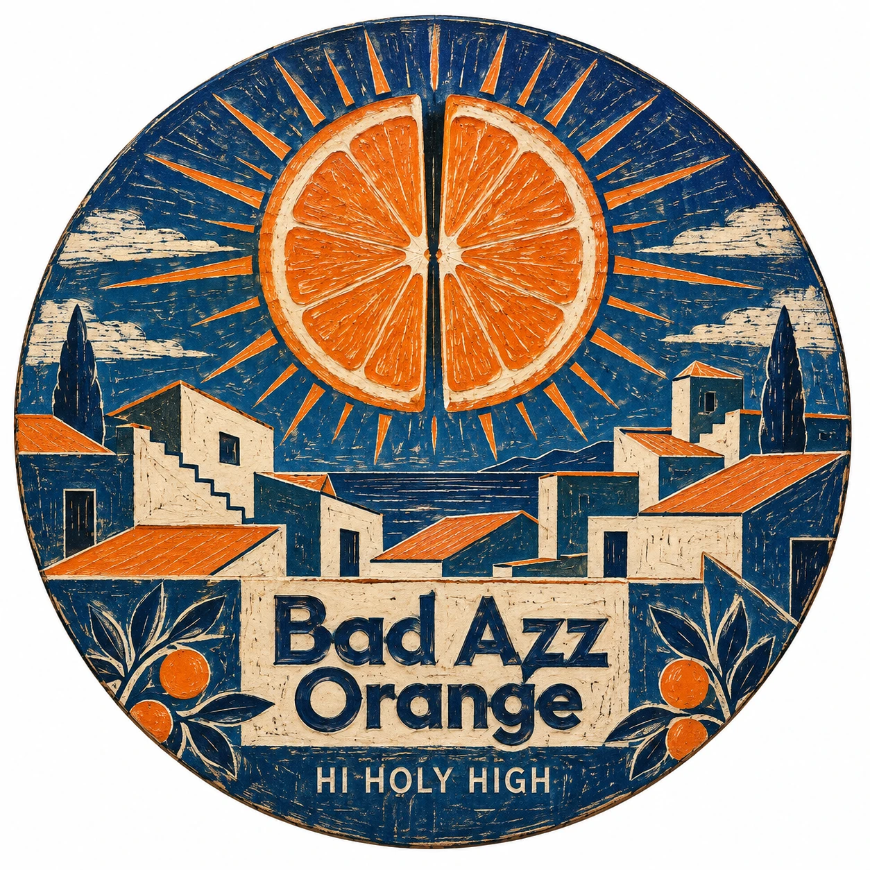 Arte provisional A-R1 · Bad Azz Orange