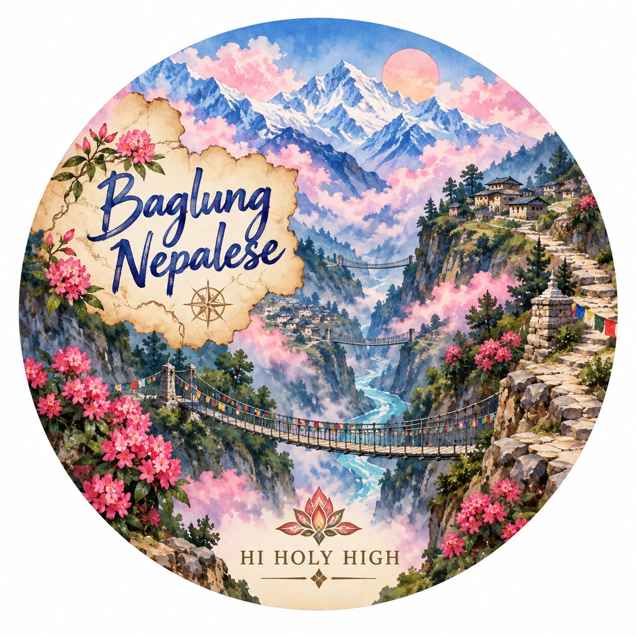 Arte provisional A-R1 · Baglung Nepalese