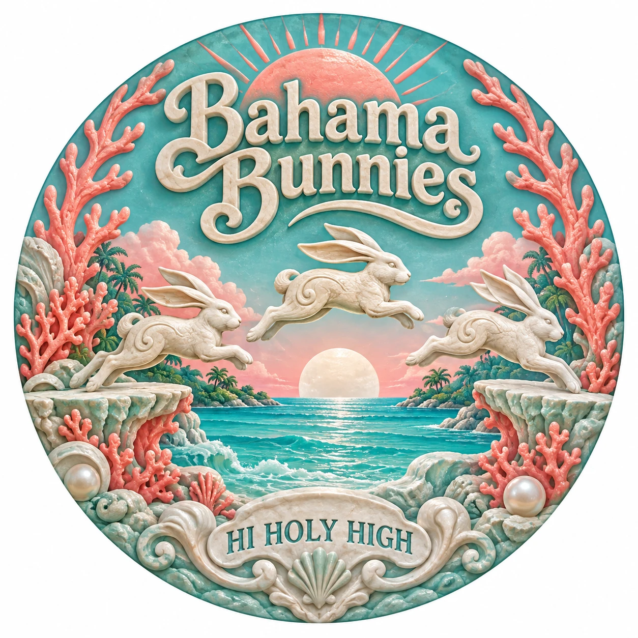 Arte provisional A-R1 · Bahama Bunnies