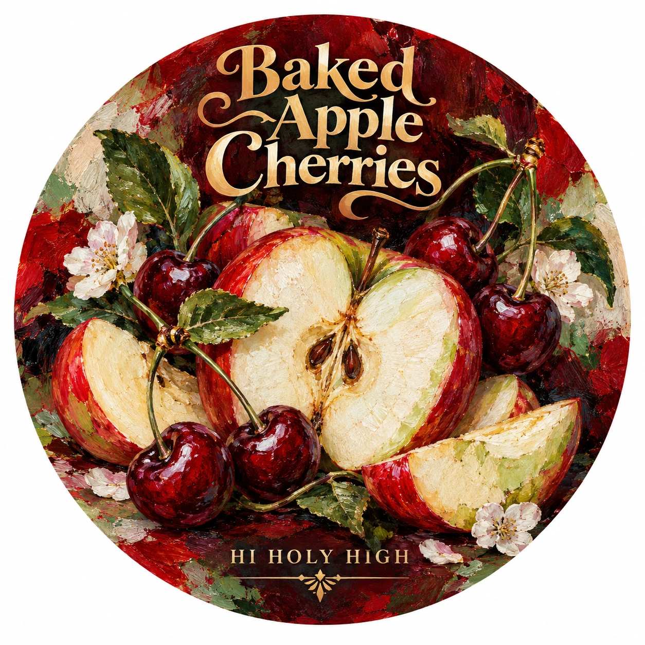 Provisional artwork A-R1 · Baked Apple Cherries
