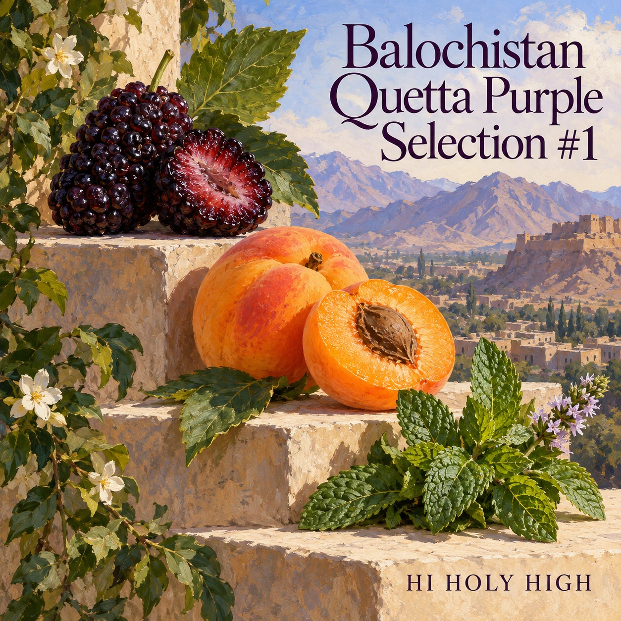Arte provisional A-S1 · Balochistan Quetta Purple Selection #1